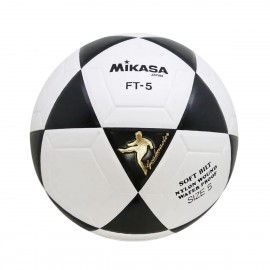 BOLA DE FUTEVÔLEI MIKASA FT-5 - BRANCA E PRETA