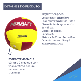 BOLA PENALTY VOLEI DE PRAIA PRO X