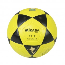 BOLA DE FUTEVÔLEI MIKASA FT-5 - AMARELA/PRETA